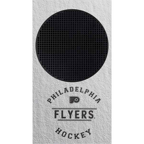 NHL Philadelphia Flyers Black Text Xbox Series S Console Skin