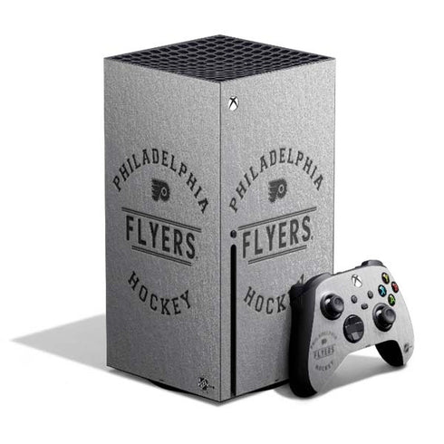 NHL Philadelphia Flyers Black Text Xbox Series X Bundle Skin