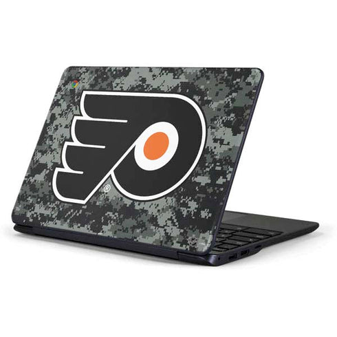 NHL Philadelphia Flyers Camo Samsung Chromebook Skin