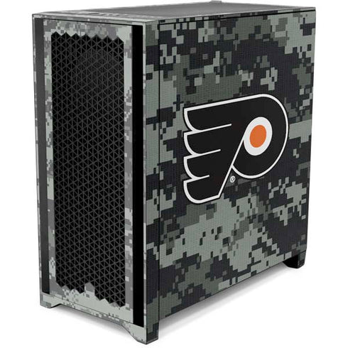 NHL Philadelphia Flyers Camo Corsair 4000D Tempered Glass Mid-Tower ATX Case Skin