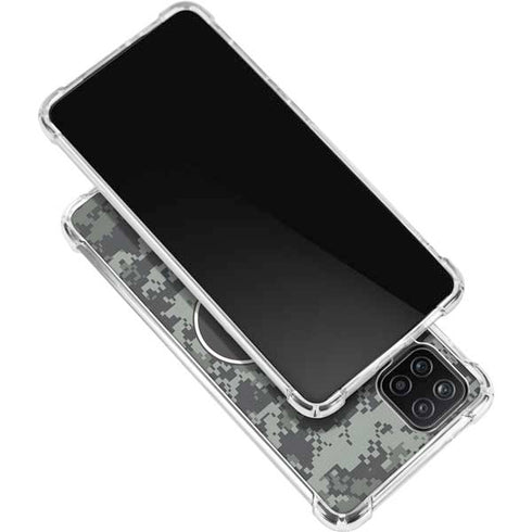 NHL Philadelphia Flyers Camo Galaxy A12 Clear Case