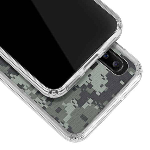 NHL Philadelphia Flyers Camo Galaxy A20 Clear Case