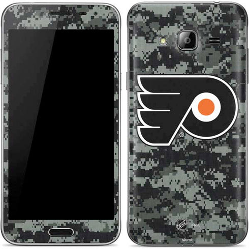 NHL Philadelphia Flyers Camo Galaxy J3 Skin