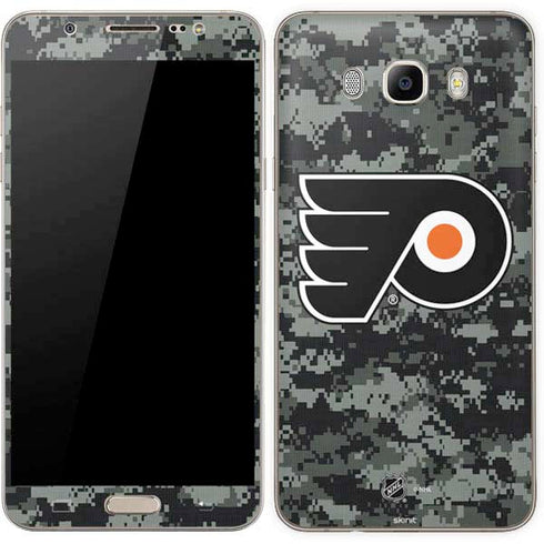 NHL Philadelphia Flyers Camo Galaxy J7 Skin