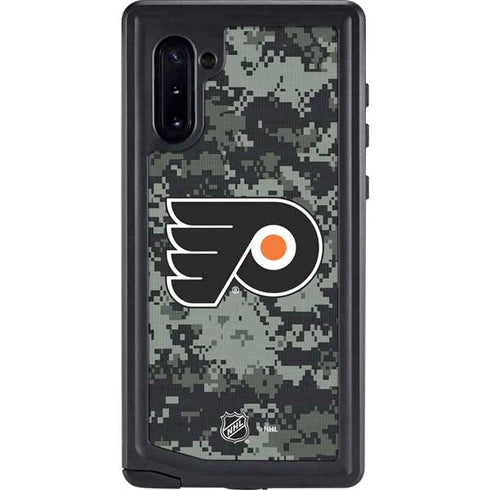 NHL Philadelphia Flyers Camo Galaxy Note 10 Waterproof Case