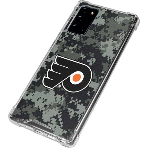 NHL Philadelphia Flyers Camo Galaxy Note20 5G Clear Case