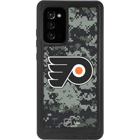 NHL Philadelphia Flyers Camo Galaxy Note20 5G Waterproof Case