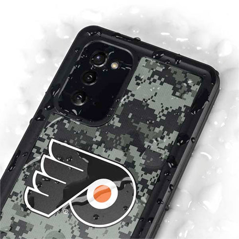 NHL Philadelphia Flyers Camo Galaxy Note20 5G Waterproof Case
