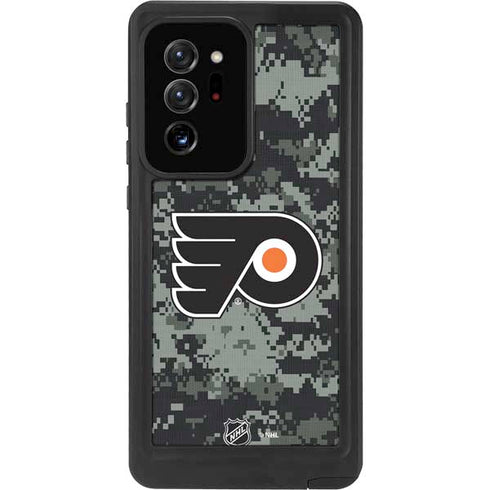NHL Philadelphia Flyers Camo Galaxy Note20 Ultra 5G Waterproof Case
