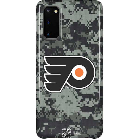 NHL Philadelphia Flyers Camo Galaxy S20 Lite Case