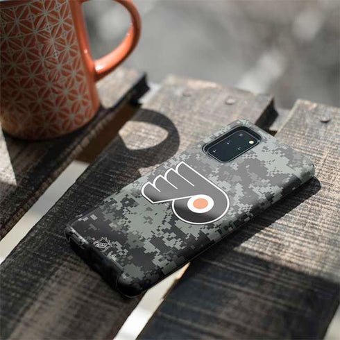NHL Philadelphia Flyers Camo Galaxy S20 Plus Pro Case
