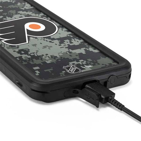 NHL Philadelphia Flyers Camo Galaxy S20 Plus Waterproof Case