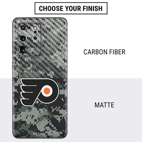 NHL Philadelphia Flyers Camo Galaxy S20 Ultra 5G Skin