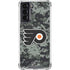 NHL Philadelphia Flyers Camo Galaxy S21 5G Clear Case