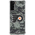 NHL Philadelphia Flyers Camo Galaxy S21 FE Clear Case