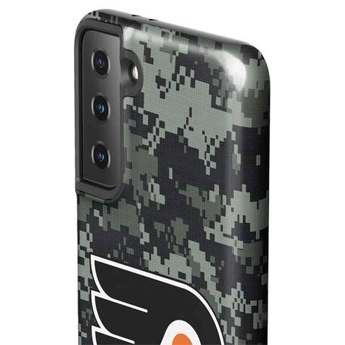NHL Philadelphia Flyers Camo Galaxy S21 FE Pro Case