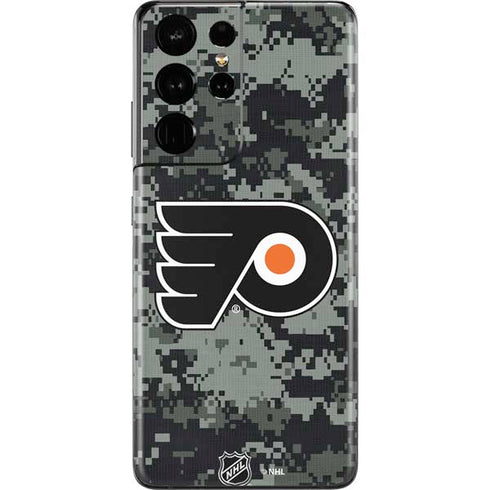 NHL Philadelphia Flyers Camo Galaxy S21 Ultra 5G Skin
