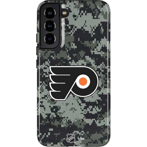 NHL Philadelphia Flyers Camo Galaxy S22 Plus Pro Case