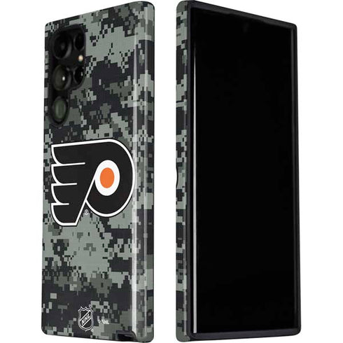 NHL Philadelphia Flyers Camo Galaxy S22 Ultra Pro Case