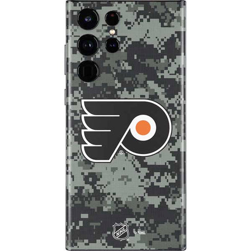 NHL Philadelphia Flyers Camo Galaxy S22 Ultra Skin