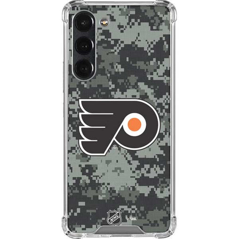 NHL Philadelphia Flyers Camo Galaxy S23 Plus Clear Case