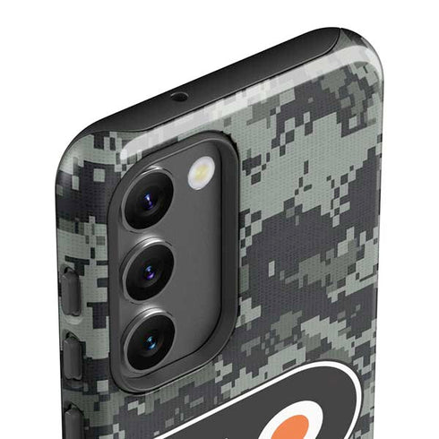 NHL Philadelphia Flyers Camo Galaxy S23 Plus Pro Case