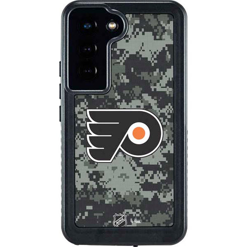 NHL Philadelphia Flyers Camo Galaxy S23 Waterproof Case