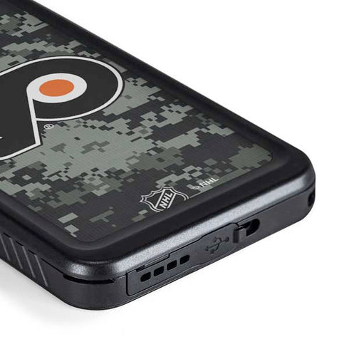 NHL Philadelphia Flyers Camo Galaxy S23 Waterproof Case
