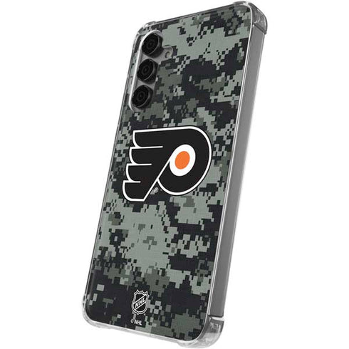 NHL Philadelphia Flyers Camo Galaxy S24 Plus Clear Case
