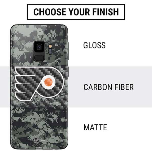 NHL Philadelphia Flyers Camo Galaxy S9 Skin