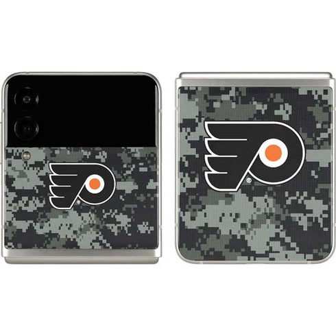 NHL Philadelphia Flyers Camo Galaxy Z Flip3 5G Skin