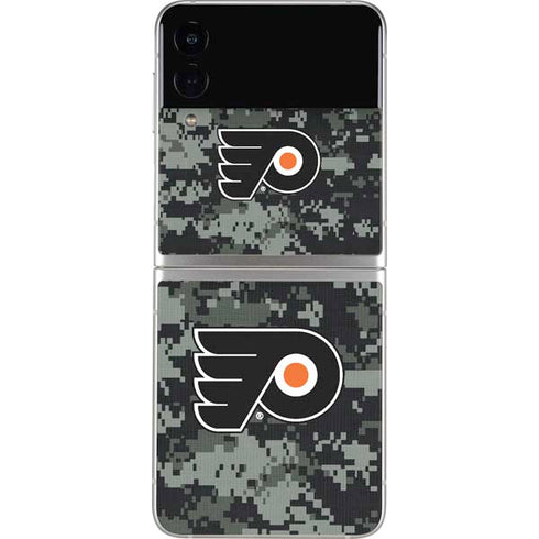 NHL Philadelphia Flyers Camo Galaxy Z Flip3 5G Skin