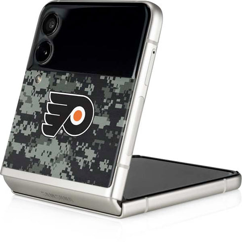 NHL Philadelphia Flyers Camo Galaxy Z Flip3 5G Skin