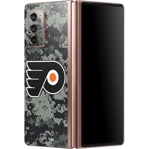 NHL Philadelphia Flyers Camo Galaxy Z Fold2 5G Skin