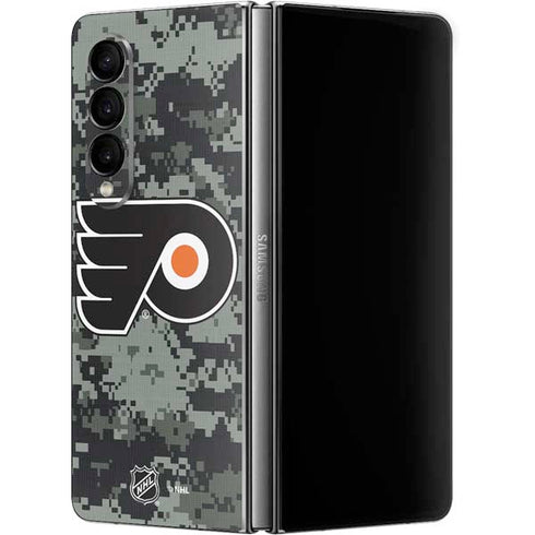 NHL Philadelphia Flyers Camo Galaxy Z Fold4 5G Skin