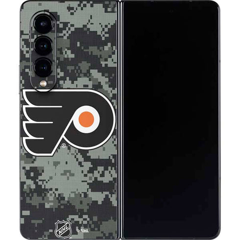 NHL Philadelphia Flyers Camo Galaxy Z Fold4 5G Skin