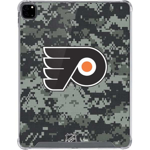 NHL Philadelphia Flyers Camo iPad Pro 12.9in (2020) Clear Case