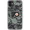 NHL Philadelphia Flyers Camo iPhone 11 Clear Case