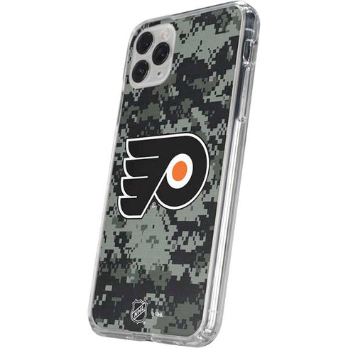 NHL Philadelphia Flyers Camo iPhone 11 Pro Clear Case