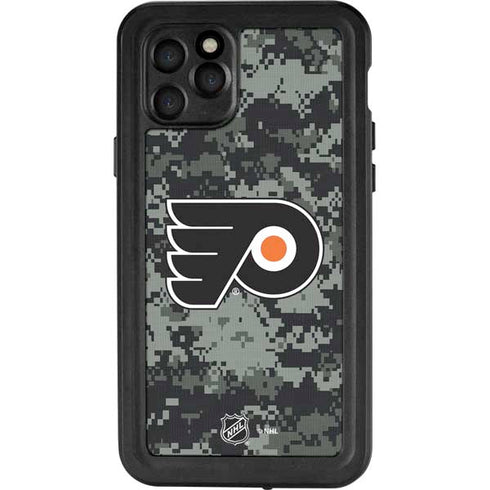 NHL Philadelphia Flyers Camo iPhone 11 Pro Waterproof Case