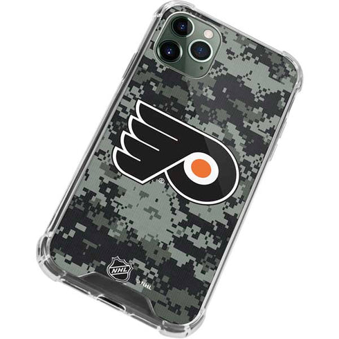 NHL Philadelphia Flyers Camo iPhone 12 Pro Clear Case