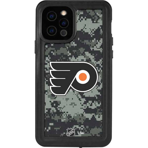 NHL Philadelphia Flyers Camo iPhone 12 Pro Waterproof Case
