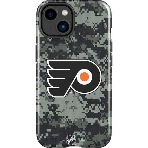 NHL Philadelphia Flyers Camo iPhone 14 Plus Impact Case