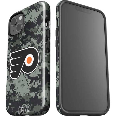 NHL Philadelphia Flyers Camo iPhone 14 Plus Impact Case