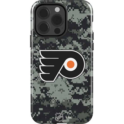 NHL Philadelphia Flyers Camo iPhone 15 Pro Impact Case