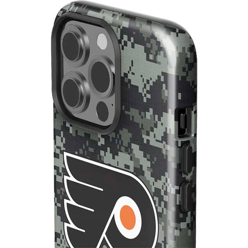 NHL Philadelphia Flyers Camo iPhone 15 Pro Impact Case