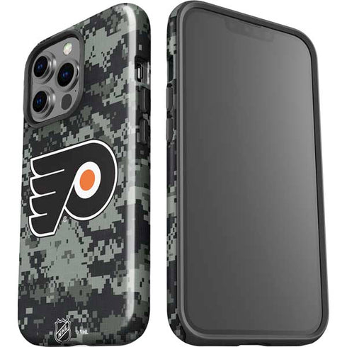 NHL Philadelphia Flyers Camo iPhone 15 Pro Impact Case