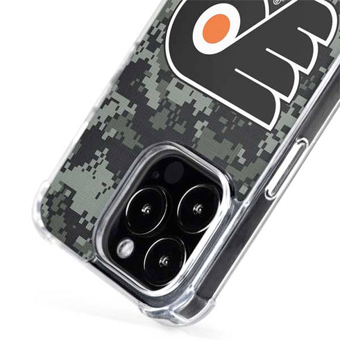 NHL Philadelphia Flyers Camo iPhone 15 Pro MagSafe Case