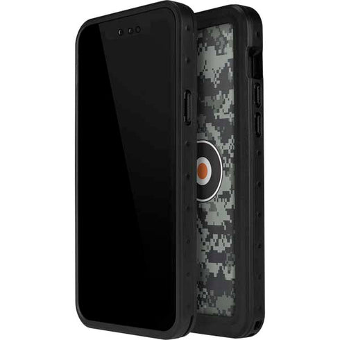 NHL Philadelphia Flyers Camo iPhone 15 Plus Waterproof Case