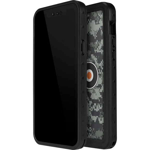 NHL Philadelphia Flyers Camo iPhone 15 Waterproof Case